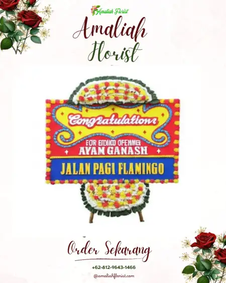 Sewa Papan Bunga Sukamaju Kaler